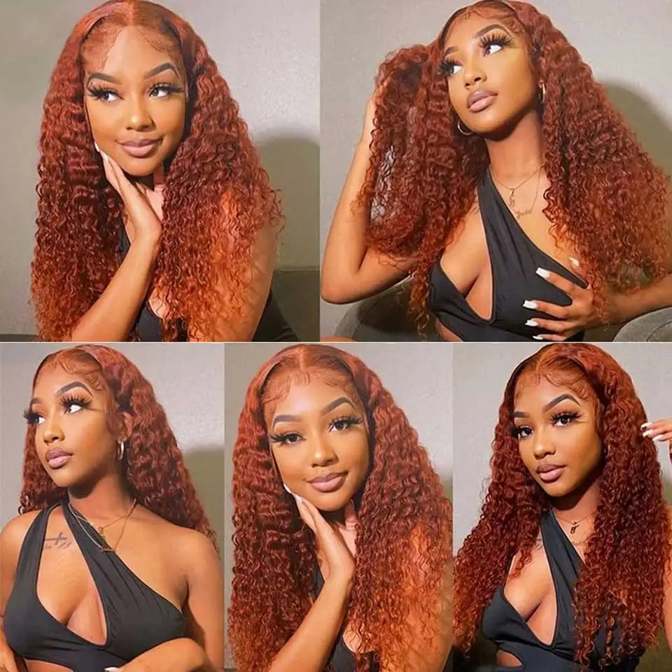 Ginger 360 Full Lace Front Human Hair Wigs