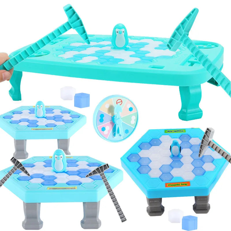 Penguin Breaking Ice Table Game Parent-child Interactive Puzzle