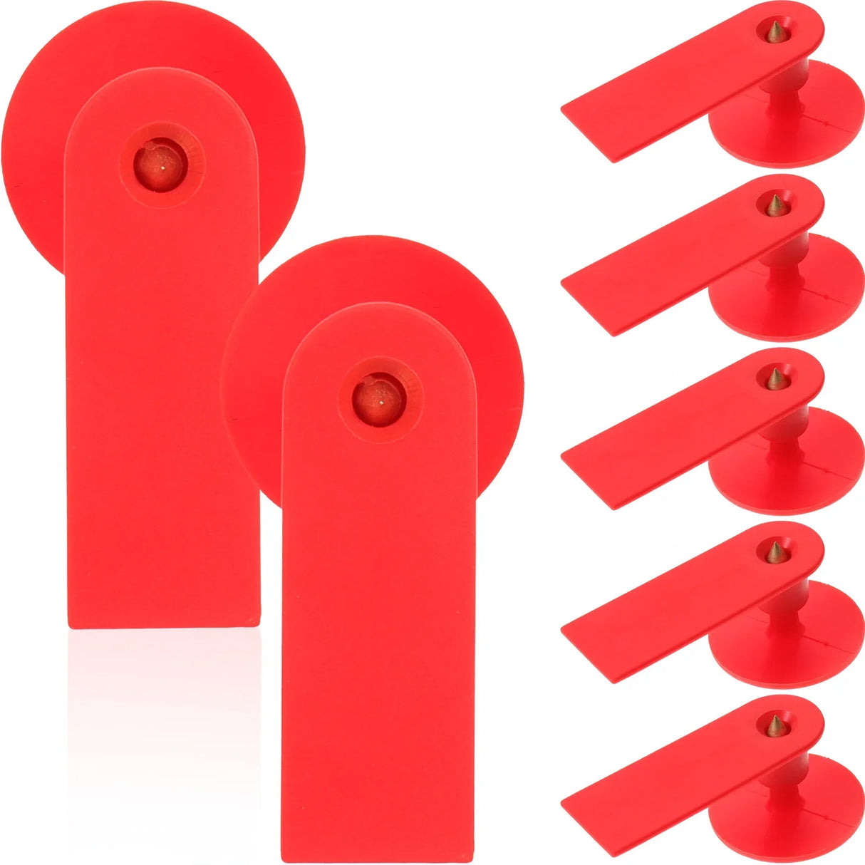 100pcs Livestock Ear Tags Cattle Sheep Goats No