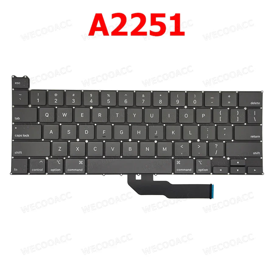 New English US Replacement Keyboard For Macbook Air