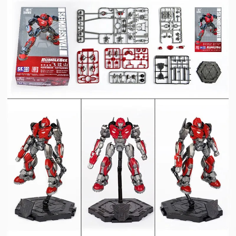 Transformer Toy Bumblebee Action Figure Mecha Assembled Glue-Free