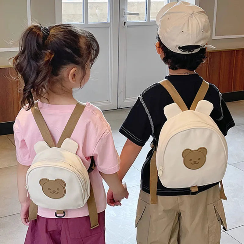 Korean Kids Backpack Round Kawaii Children's Handbags for