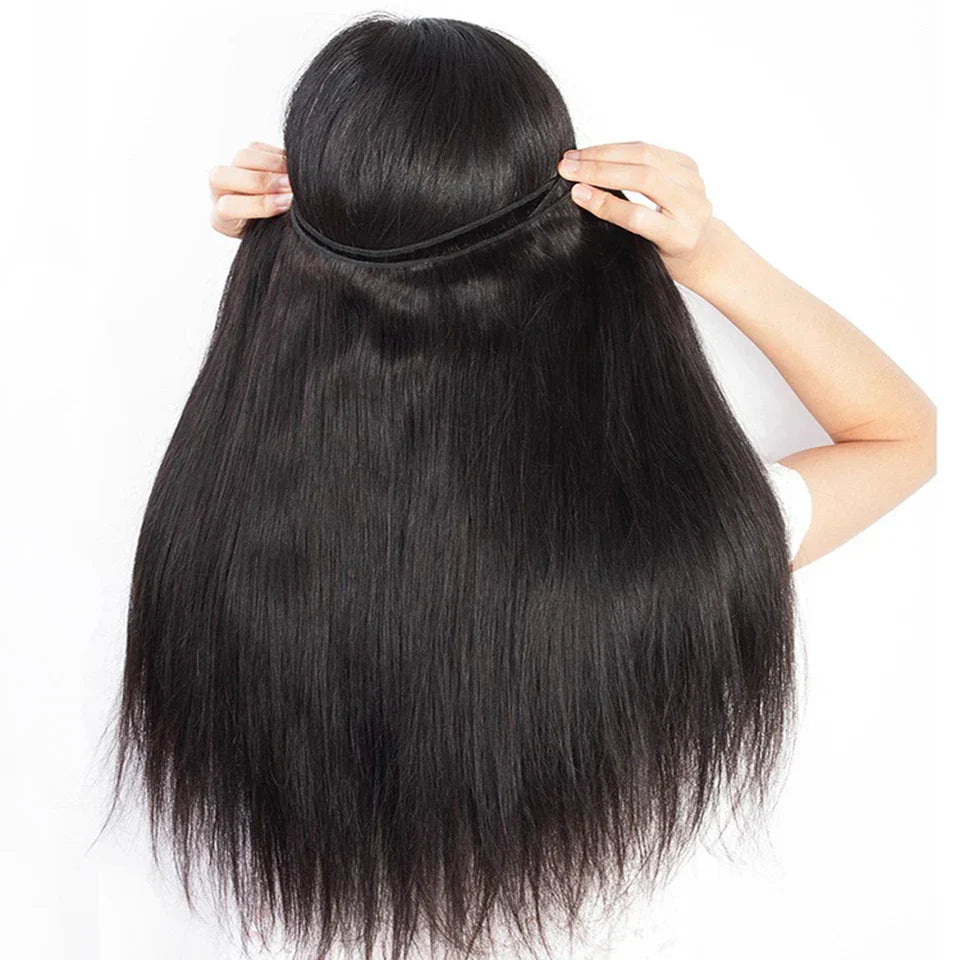 Human Hair Bundles 1/3/4 Piece Hair Extension For
