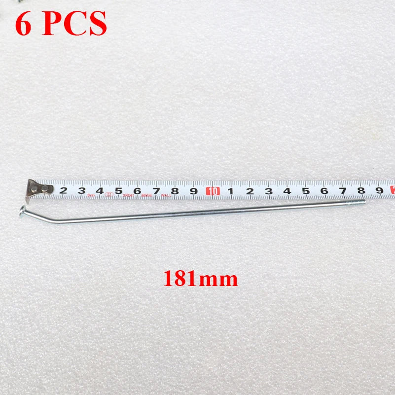6PCS Spokes Wire Circle Nipples 18 19 21