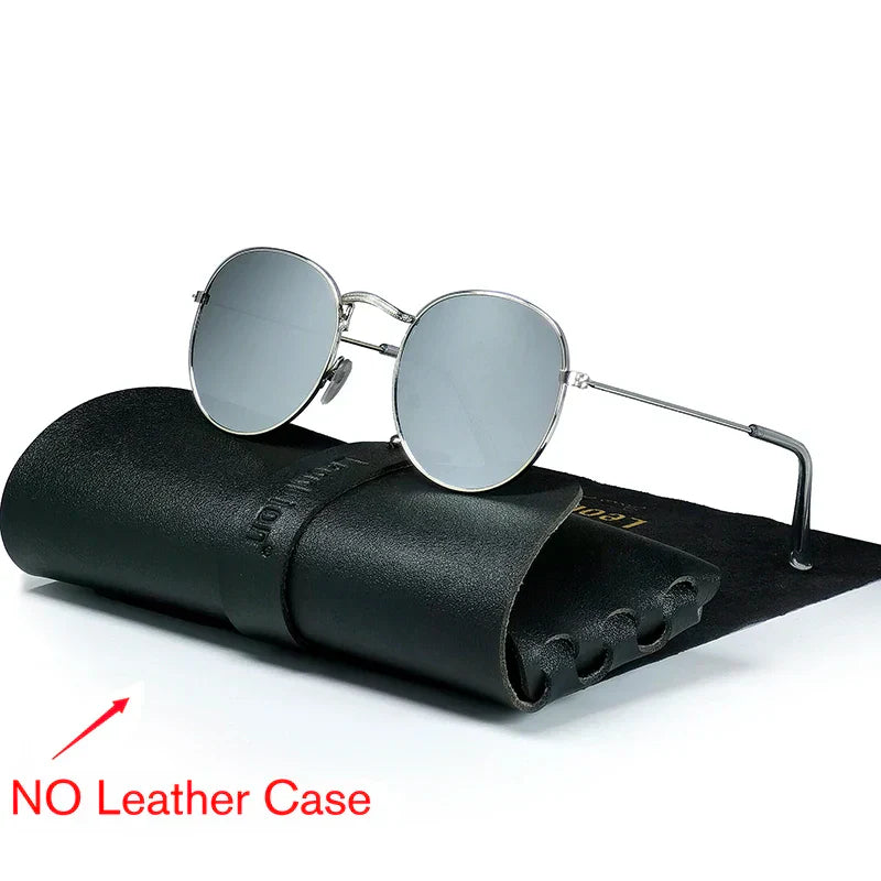 LeonLion 2023 Round Retro Sunglasses Men Round Vintage