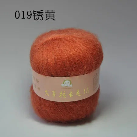 6 Balls Angora Mohair Wool Yarn for Knitting