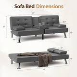 Convertible Folding Futon Sofa Bed Sleeper Couch