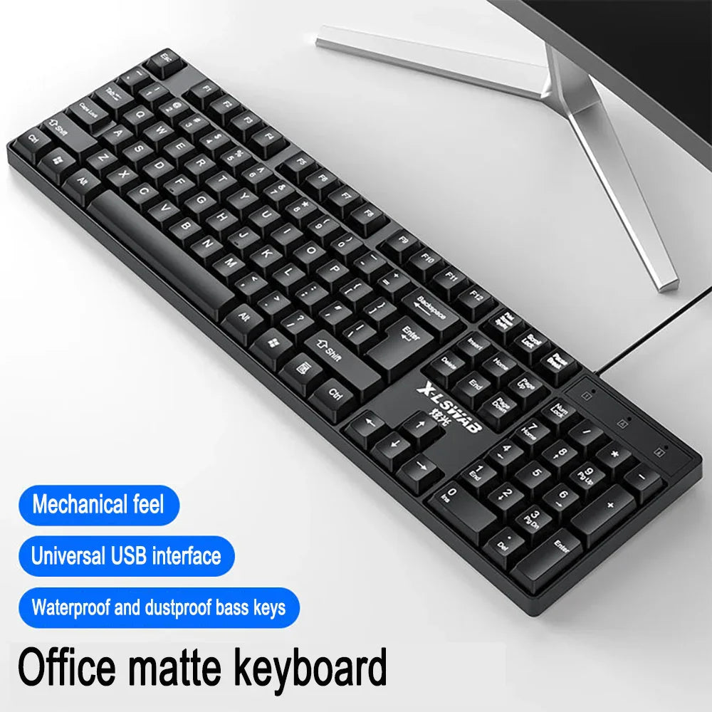 Three-piece Set Punk Gaming Keyboard and Mouse Earphone