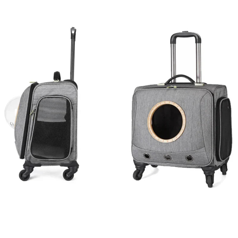 Large Pet Dog Trolley 4 Universal Wheels Load