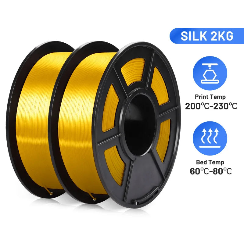 2KG PLA SILK Filament 1.75mm PLA Plus SILK