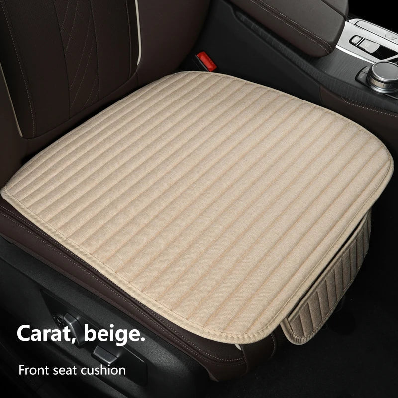 Car Seat Cover Flax Seat Protect Cushion Automobile