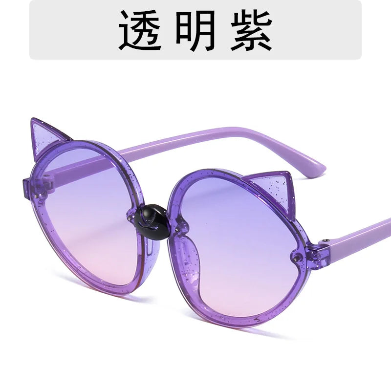 Boyarn New Candy Color Children's Glasses Personality Glitter