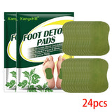 60/12PCS Detox Foot Patches Pads Natural Herbal Wormwood