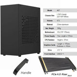 All Aluminum 2.0mm HTPC Mini ITX A4 Chassis