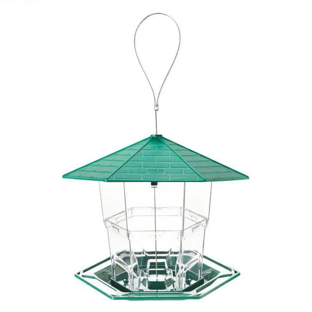 Bird Food Feeder Durable Large Capacity Sturdy Outdoor