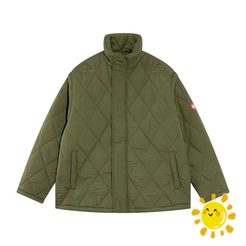 CAVEMPT Bread Puffer Jacket Parkas for Men Women