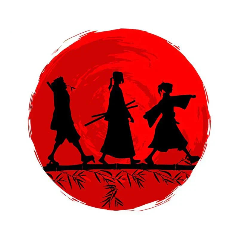 13cm For Samurai Warrior Car Accessories Sticker ScratchProof