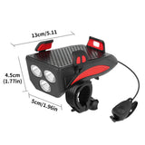 Bicycle Lights 4 in 1 USB Charging LED