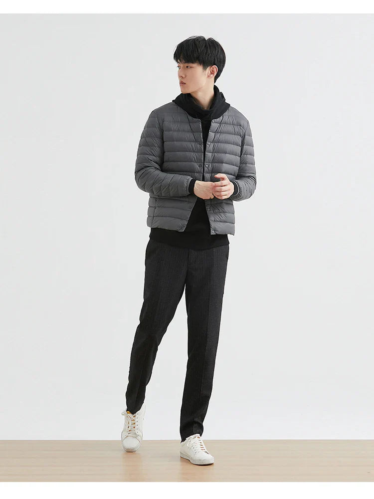 Men's Down Jacket Ultra Light 90% White Duck