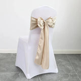 10pcs/Lot Satin Chair Sashes Bow Wedding Chair Knot