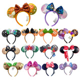 Disney Mickey Mouse Ear Headband Green Mermaid Hair