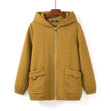 Womens Plus Size Zipper Jacket Autumn Casual Clothing