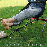 Outdoor Folding Chair Footstool Portable Recliner Lazy Foot