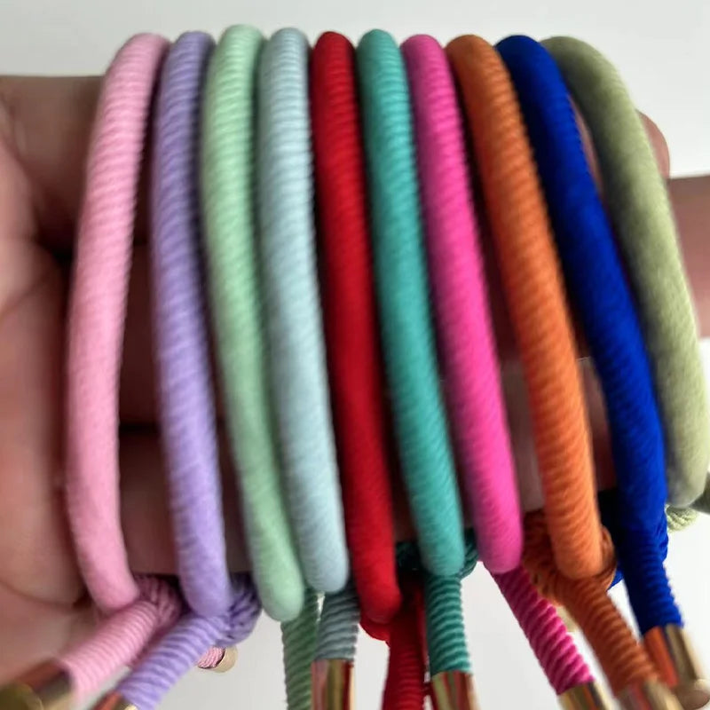 20PCS Stylish Women Elastic Hair Rubber Bands Bracelet