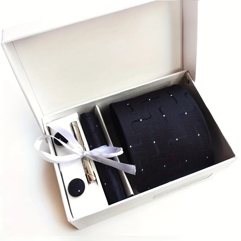 Men's Tie Gift Box 3 Piece Of Sets