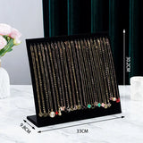 Velvet Necklace Pendant Display Stand Women Jewelry Rack