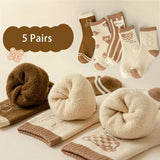 Baby Socks Fall Winter Thick Warm Cute Cartoon