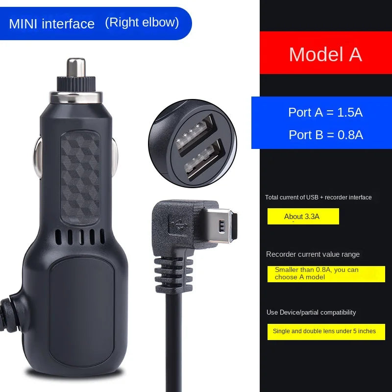 12v To 5v GPS Tracker Power Cord Plug
