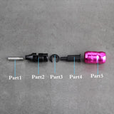 Adjustable 26mm Aluminium Alloy Rotary Tattoo Grip Knurled