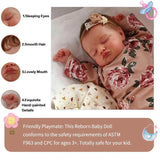 Handmade Reborn Dolls 20inch Cute Reborn Sleeping Baby