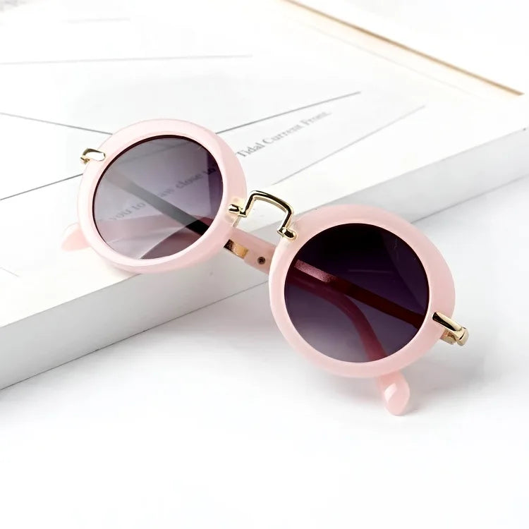 Children s Cute Glasses Retro Fashion Round Lenses