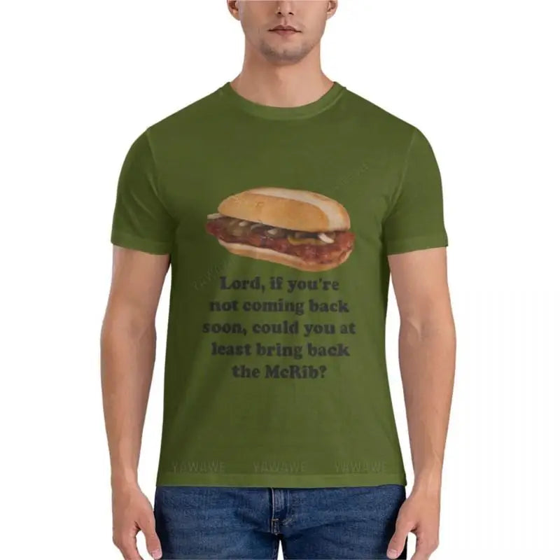 Bring Back The McRib Classic T-Shirt plain white