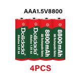 New AA rechargeable battery 9800mah/8800mah 1.5V New Alkaline