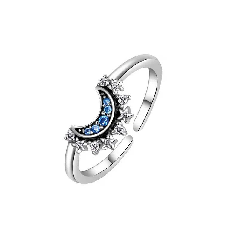 2023 New Adjustable Sun and Moon Ring Overlapping