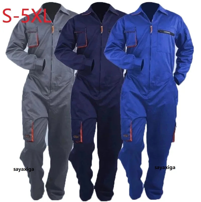 Work Overall Uniforms Factory Worker Coverall Welding Suit