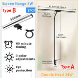 Double Head Desk Lamp Led Reading Light Stand