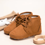 Newborns Baby Boys Girls Shoes Retro PU Soft