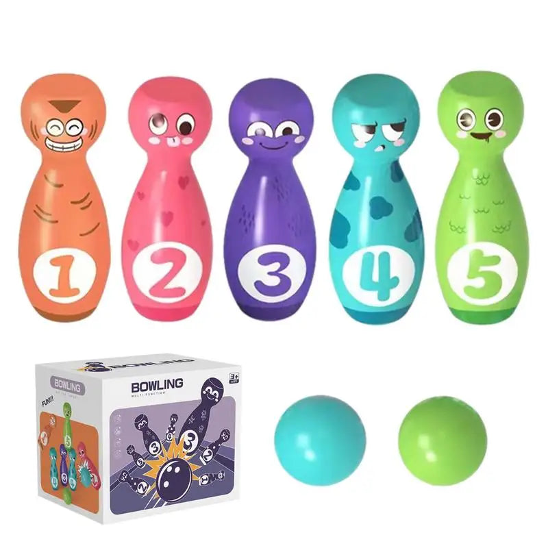 Kids Bowling Set Creative Tabletop Mini Bowling Set