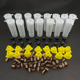 1Set Virgin Queen Rearing Kit Plastic Cage Capping