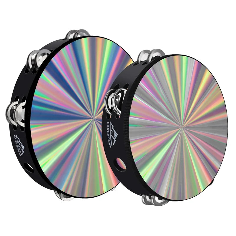New 8 Inch Double Row Drums Professional Tambourine