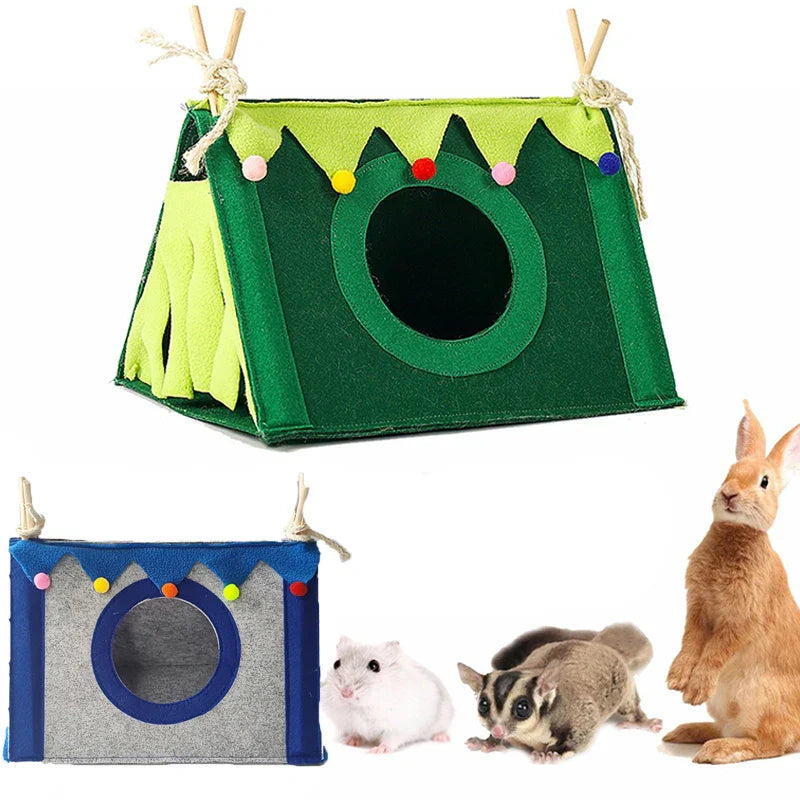 Small Pet Nest Felt Tent Rabbit Nest Hamster