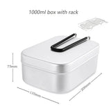 Outdoor Camping Tableware Aluminum Tourist Lunch Box Portable