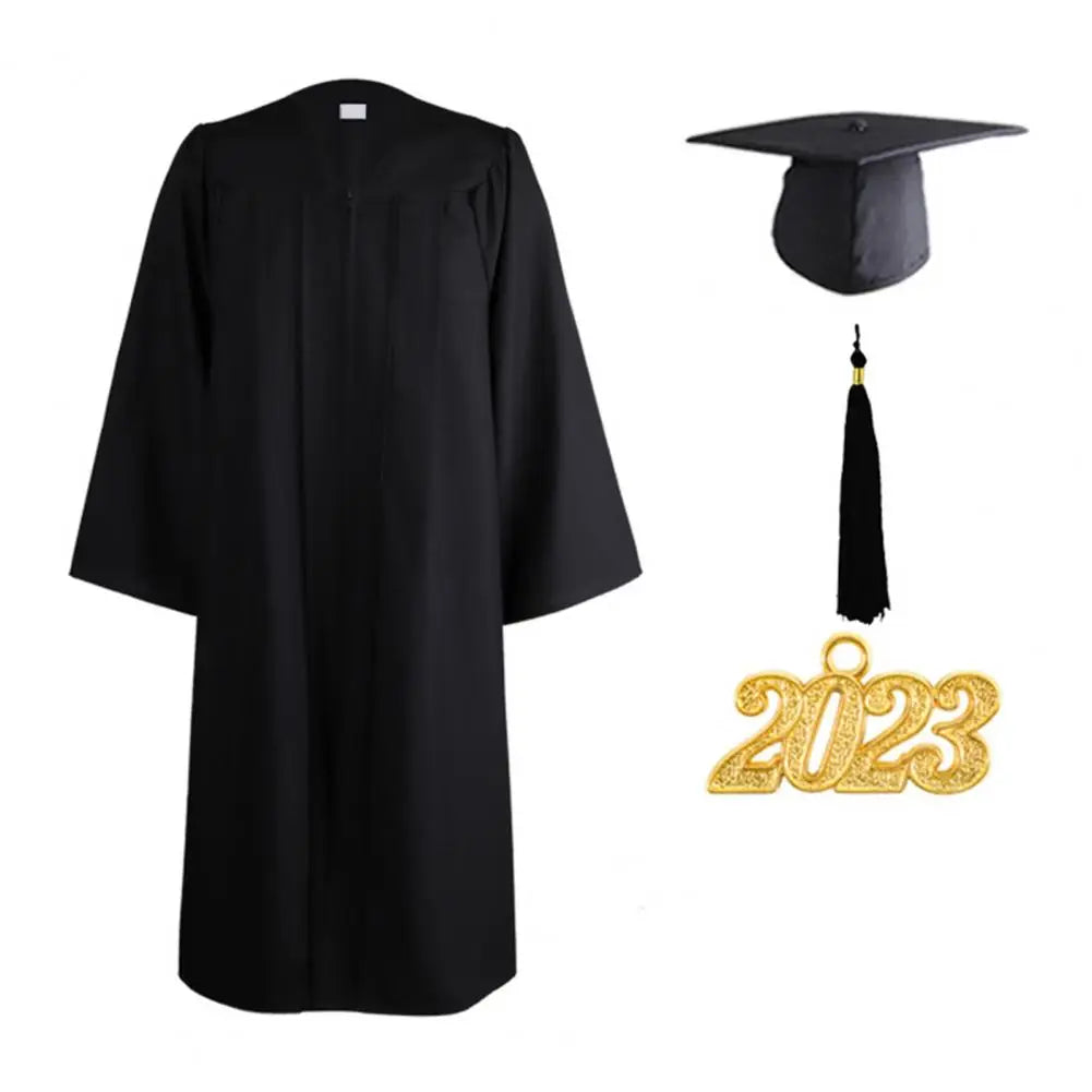 1 Set Universal Degree Gown Comfortable Graduation Hat