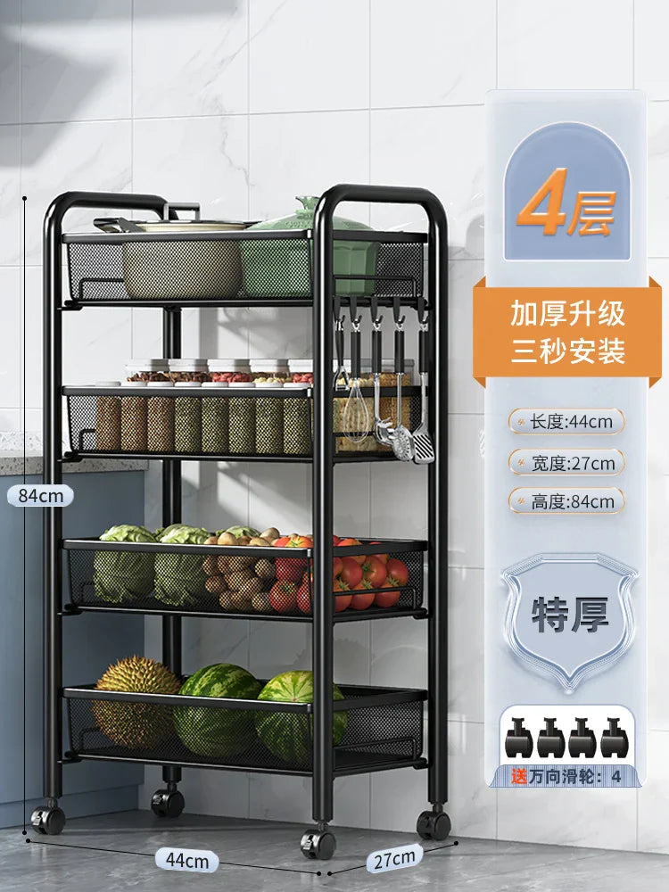 Food Truck Partitions Trolley Storage Utility Grocery Basket