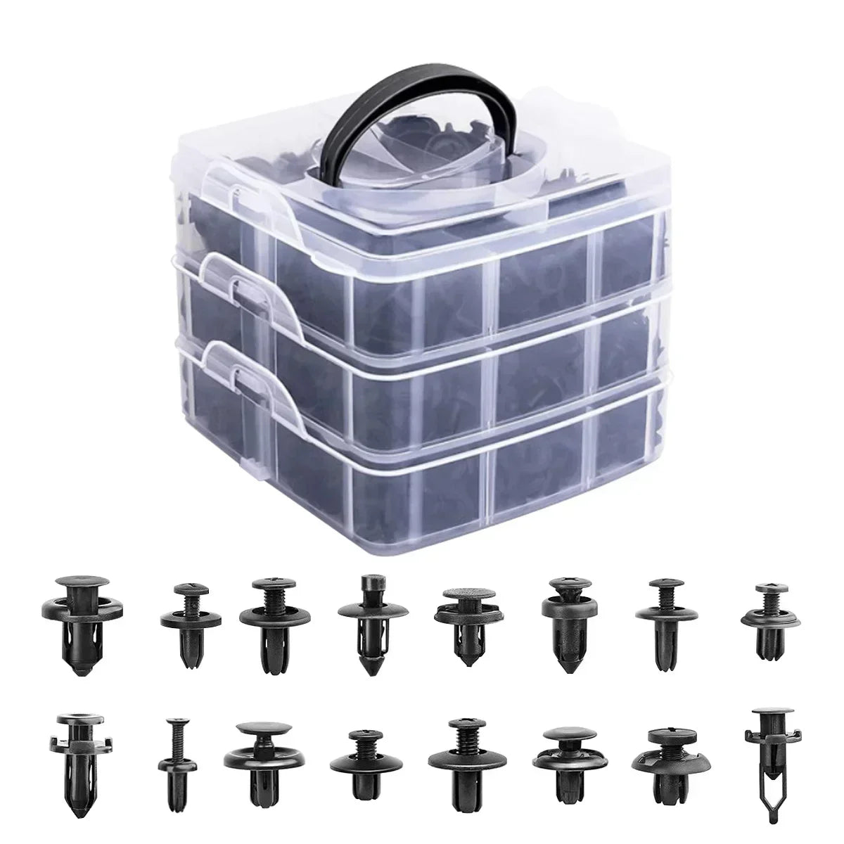 100/415/680PCS Car Fastener Clips Mixed Car Fasteners Door