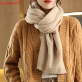 AllSeason Pure Wool Knitted Shawl Women's Casual Cashmere